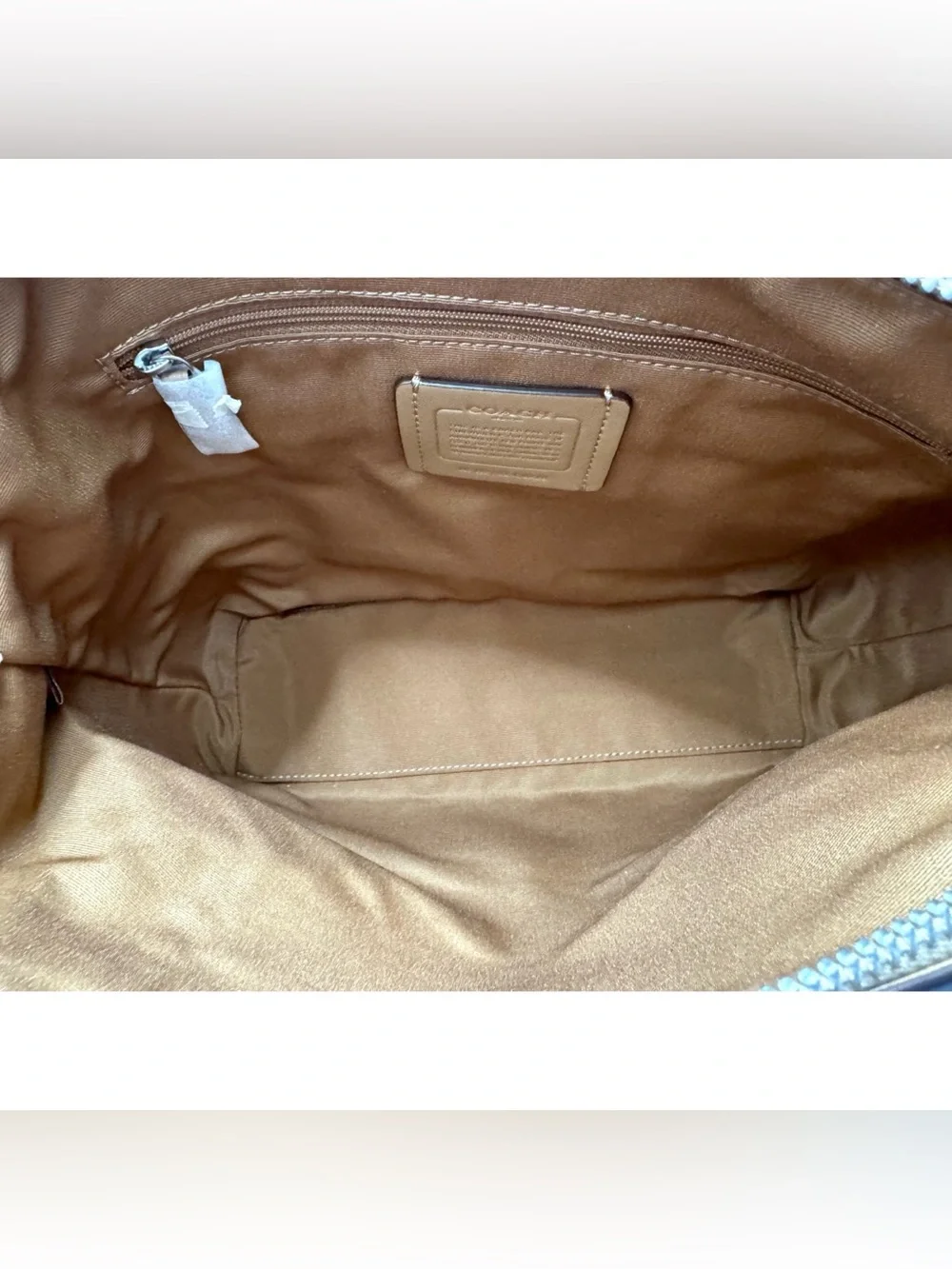 COACH Kacey Satchel Crossbody Bag, TAUPE/SILVER
